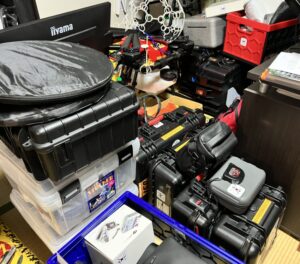 〇〇市　定期訓練のための装備機材です