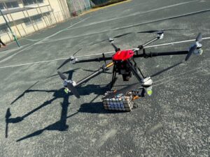 初 西日本で防災訓練での輸送機　お披露目